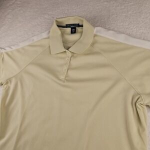 Devon Jones Sport Womens Pique Golf Polo Shirt XL Spring Grass Green Dri-Fit S/S